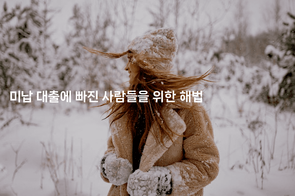 미납 대출에 빠진 사람들을 위한 해법-키티슈디