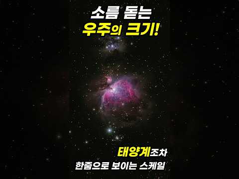 소름 돋는 우주의 크기! 상상조차 어려운 압도적 스케일 (프록시마/안드로메다/보이저/우리은하)