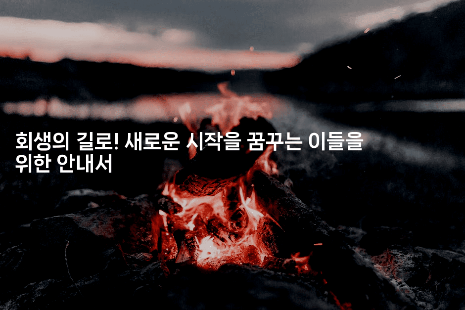 회생의 길로! 새로운 시작을 꿈꾸는 이들을 위한 안내서-키티슈디