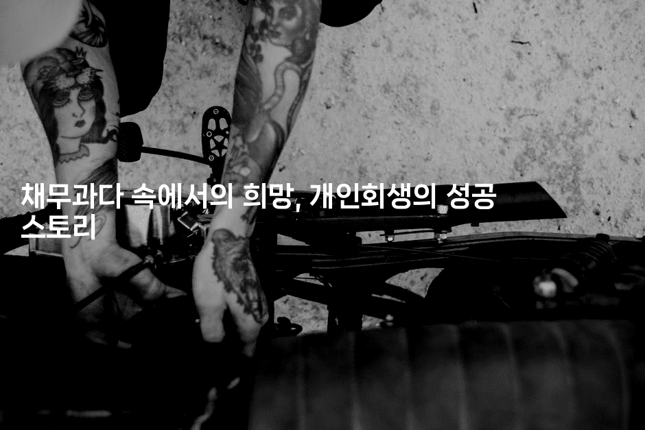 채무과다 속에서의 희망, 개인회생의 성공 스토리-키티슈디